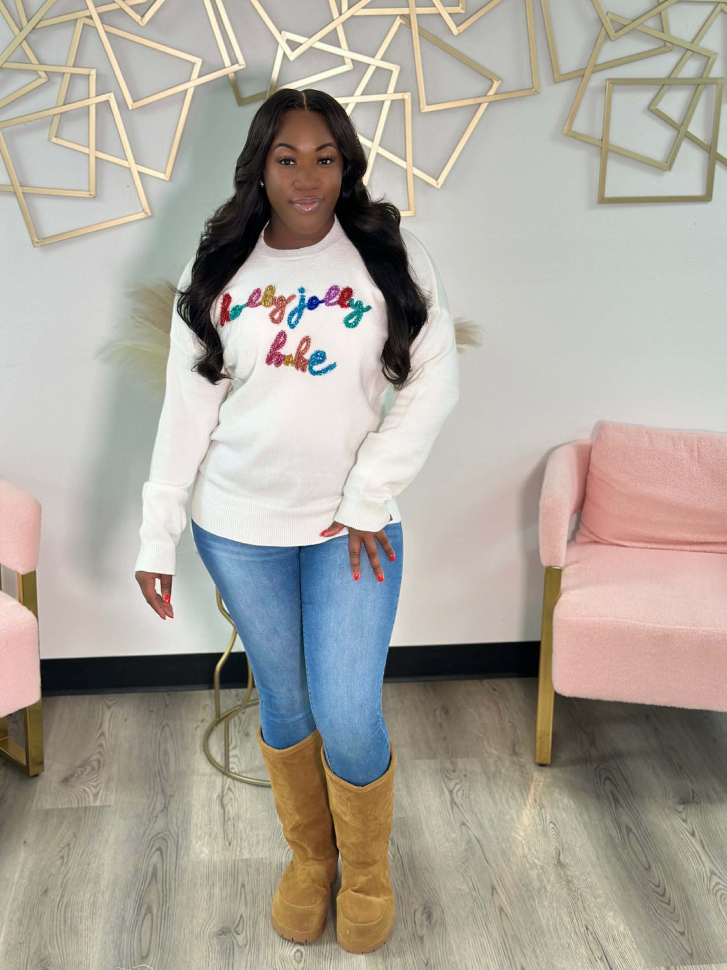 Holiday Sparkle sweater