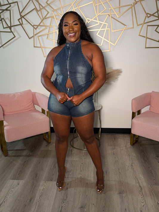 Denim Doll Set